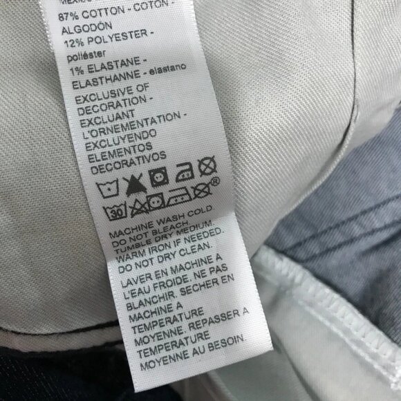 Signature Levis Strauss Jeans Mens 32x30 Slim Fit Blue Stretch Denim Super Flex - Picture 11 of 12